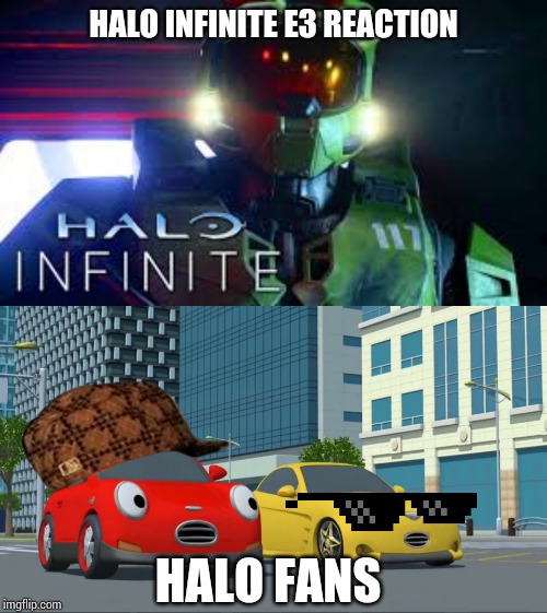 When you see the halo infinite discover hope trailer | HALO INFINITE E3 REACTION; HALO FANS | image tagged in halo,halo infinite,memes | made w/ Imgflip meme maker