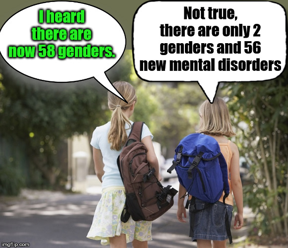 There are only 2 genders. 