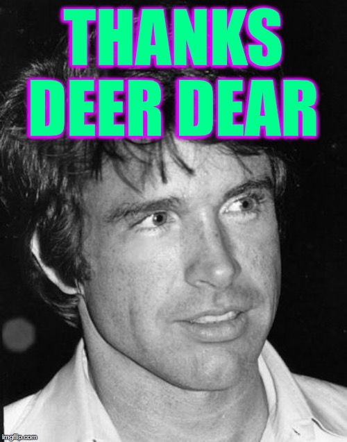 THANKS DEER DEAR | made w/ Imgflip meme maker