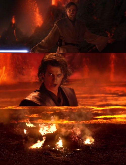 It's over anakin extended Blank Meme Template