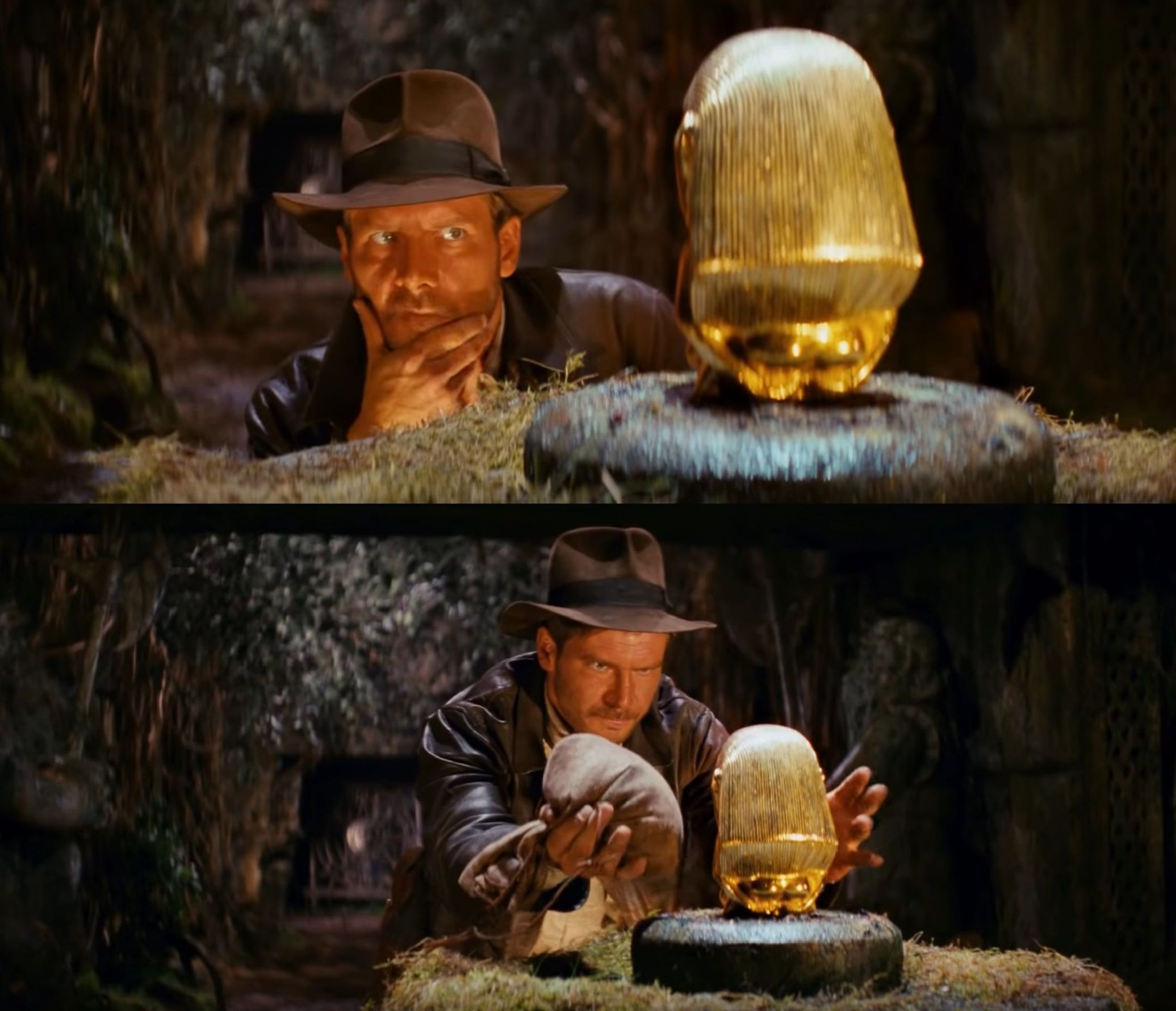 Indiana Jones swap Blank Meme Template