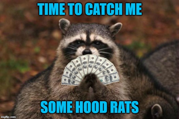 TIME TO CATCH ME SOME HOOD RATS | made w/ Imgflip meme maker