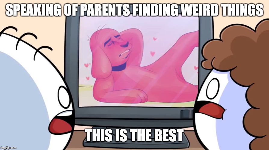 Best Scene From Theodd1sout | SPEAKING OF PARENTS FINDING WEIRD THINGS; THIS IS THE BEST | image tagged in theodd1sout,youtube,memes | made w/ Imgflip meme maker