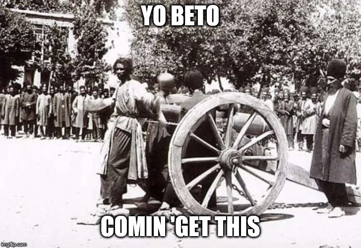YO BETO; COMIN 'GET THIS | image tagged in beto | made w/ Imgflip meme maker