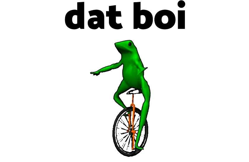 Dat boi Blank Meme Template