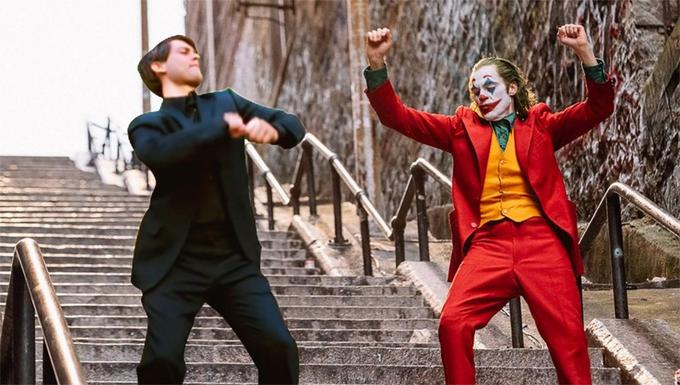 Joker & Peter Parker Blank Meme Template