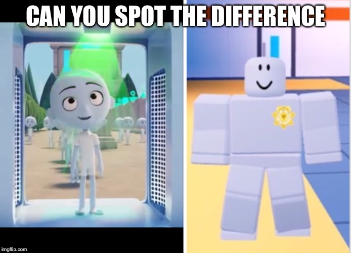 Spot The Difference Meme Imgflip - roblox the movie imgflip