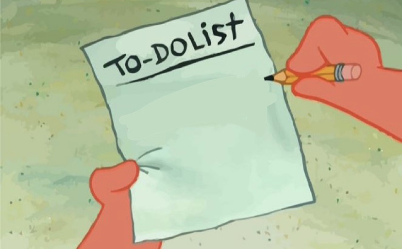 High Quality to do list Blank Meme Template