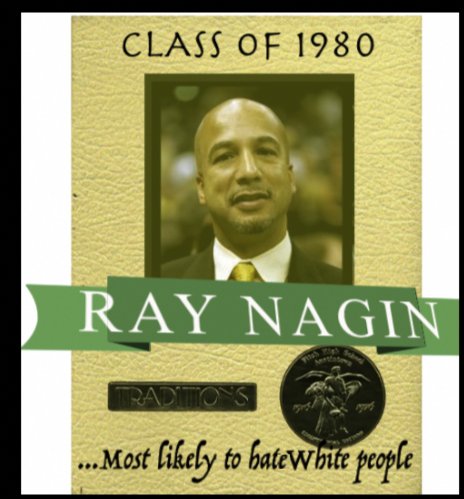 High Quality RAY NAGIN HATES WHITE PEOPLE Blank Meme Template