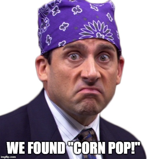 Joe Biden spins a yarn about fighting off gang led by a guy named "Corn Pop" and we're ROFL! | WE FOUND "CORN POP!" | image tagged in joe biden,biden,corn pop,yarn,tall tale | made w/ Imgflip meme maker