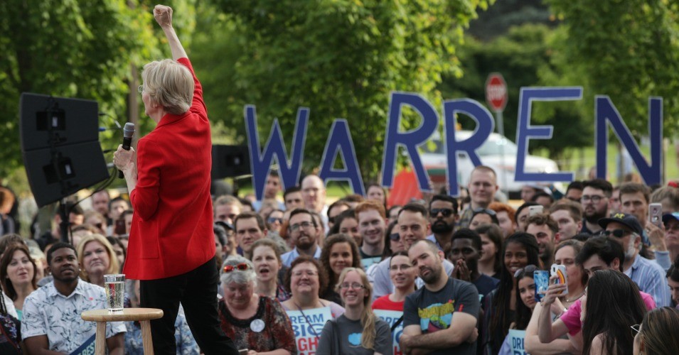 High Quality Elizabeth Warren Blank Meme Template