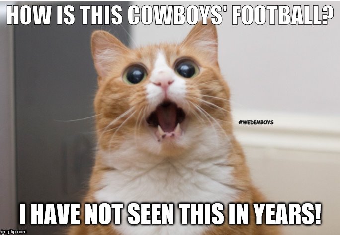 Cowboys' football | HOW IS THIS COWBOYS' FOOTBALL? I HAVE NOT SEEN THIS IN YEARS! | image tagged in wedemboys,dak,prescott,dallas,cowboys | made w/ Imgflip meme maker