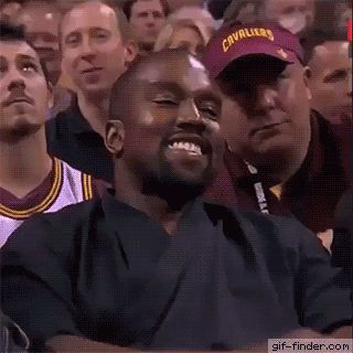 Kanye laugh Blank Meme Template