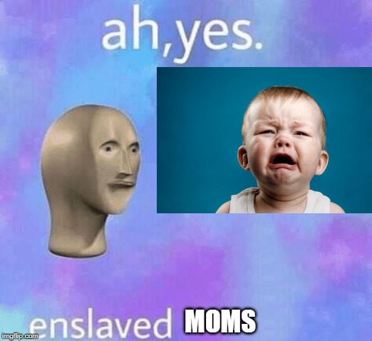 Ah Yes enslaved | MOMS | image tagged in ah yes enslaved | made w/ Imgflip meme maker