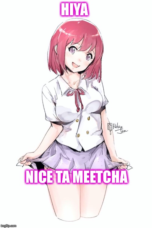 HIYA NICE TA MEETCHA | made w/ Imgflip meme maker