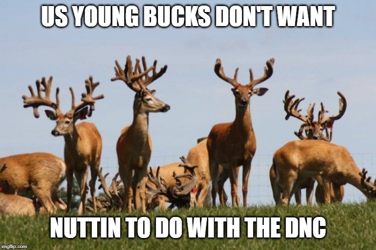 US YOUNG BUCKS DON'T WANT NUTTIN TO DO WITH THE DNC | made w/ Imgflip meme maker