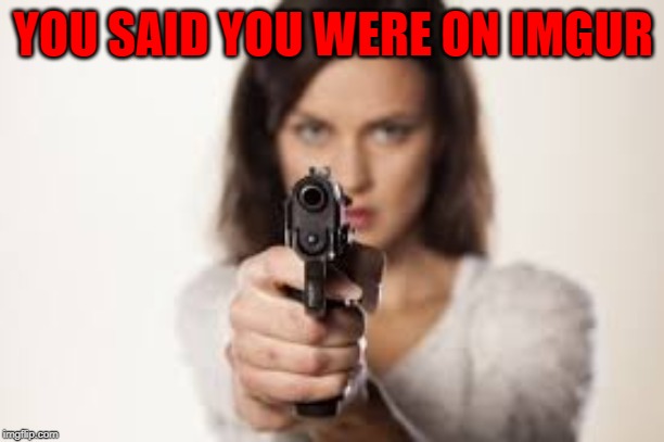 YOU SAID YOU WERE ON IMGUR | made w/ Imgflip meme maker
