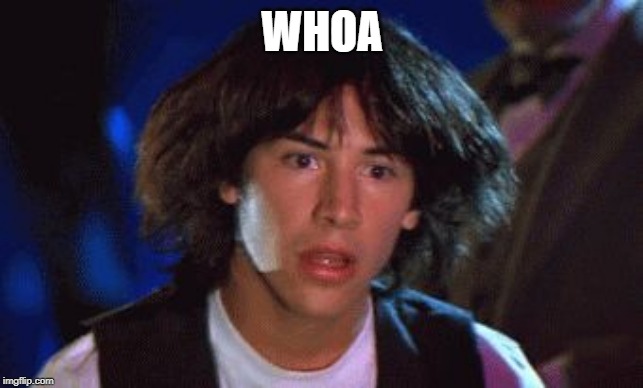 bill and ted | WHOA | image tagged in bill and ted | made w/ Imgflip meme maker