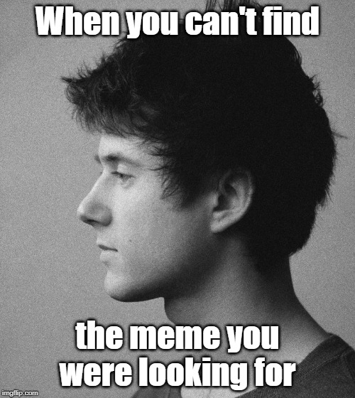 When you can't find the meme you were looking for | When you can't find; the meme you were looking for | image tagged in memes,funny | made w/ Imgflip meme maker