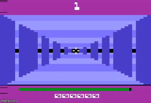 Survival Run | image tagged in gifs,atari 2600,3d | made w/ Imgflip images-to-gif maker