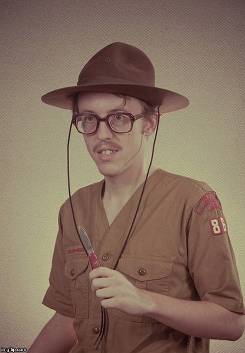 boy scout  | image tagged in boy scout | made w/ Imgflip meme maker
