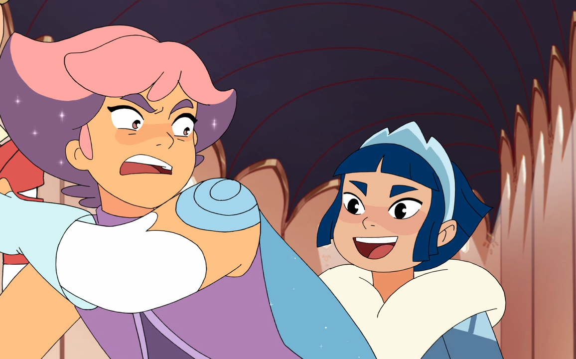 High Quality Frosta and Glimmer Blank Meme Template