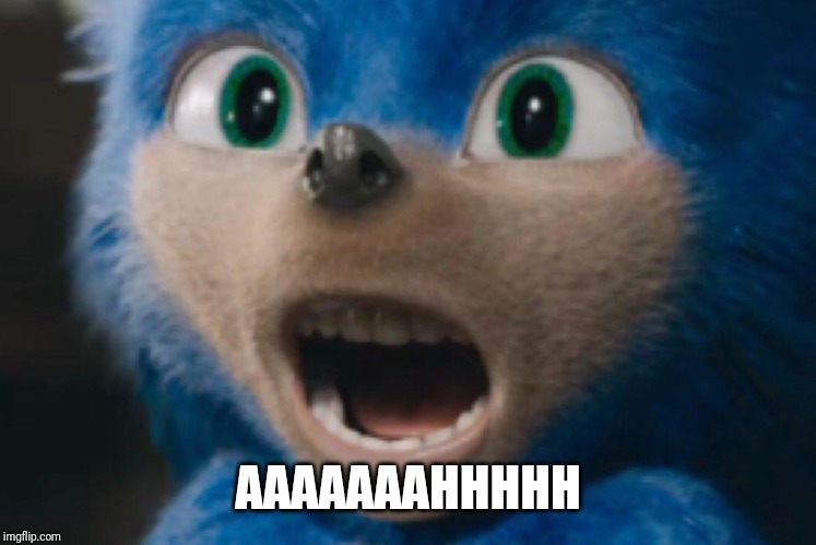 Sonic Nightmare | AAAAAAAHHHHH | image tagged in sonic nightmare | made w/ Imgflip meme maker