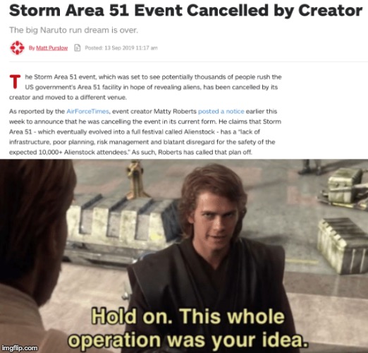 Really? | image tagged in memes,funny,dank memes,area 51,star wars prequels | made w/ Imgflip meme maker