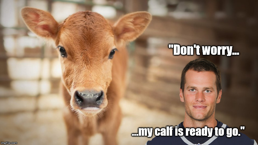 "Don't worry... ...my calf is ready to go." | made w/ Imgflip meme maker