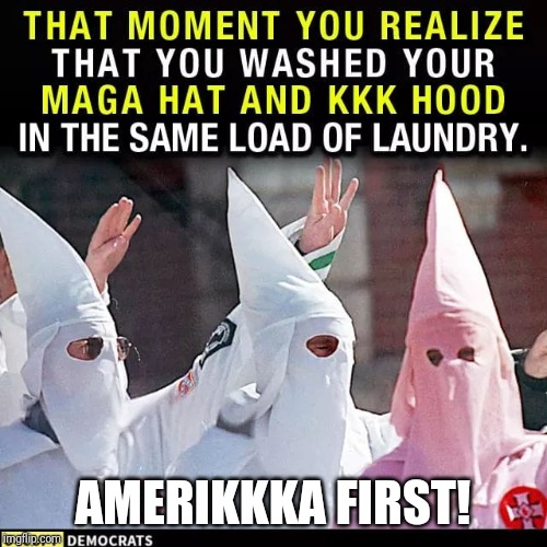 Creepy Condescending Wonka | AMERIKKKA FIRST! | image tagged in politics,memes,creepy condescending wonka | made w/ Imgflip meme maker