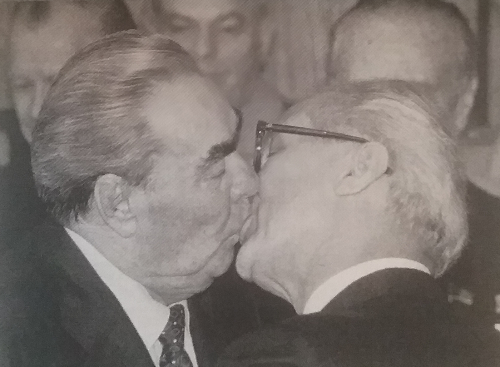 High Quality Kissing Breznev Blank Meme Template