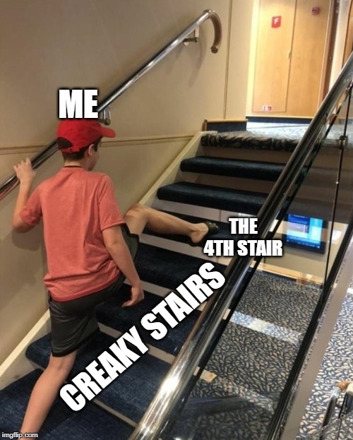 skipping stairs Memes Imgflip