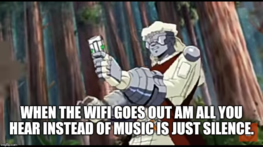 What the hell? | WHEN THE WIFI GOES OUT AM ALL YOU HEAR INSTEAD OF MUSIC IS JUST SILENCE. | image tagged in what the hell | made w/ Imgflip meme maker