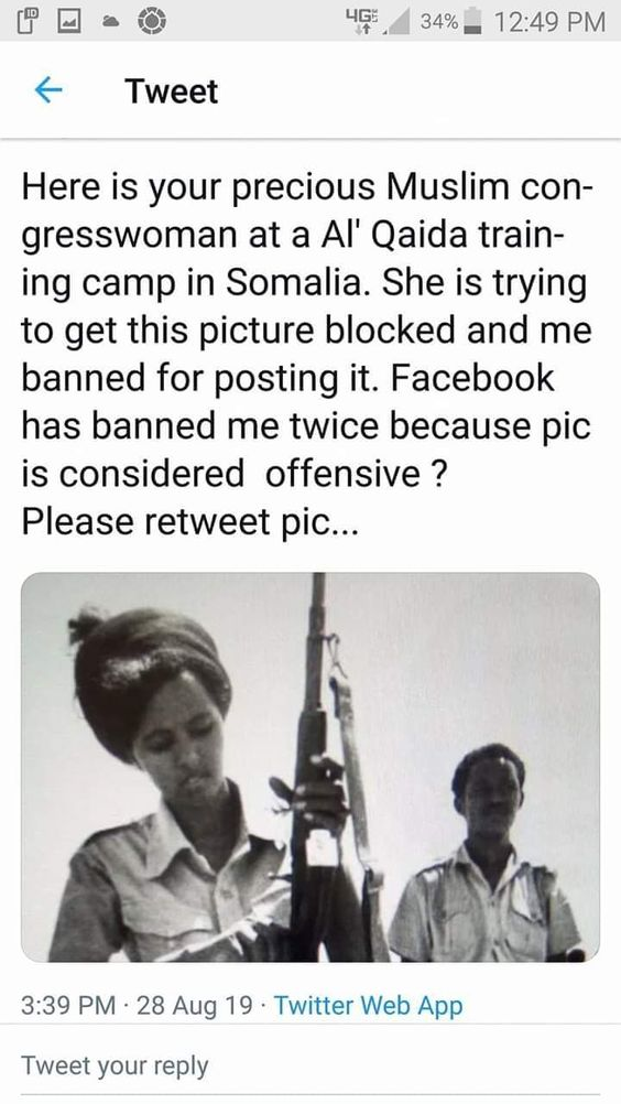 Rep. Ilhan Omar Blank Meme Template