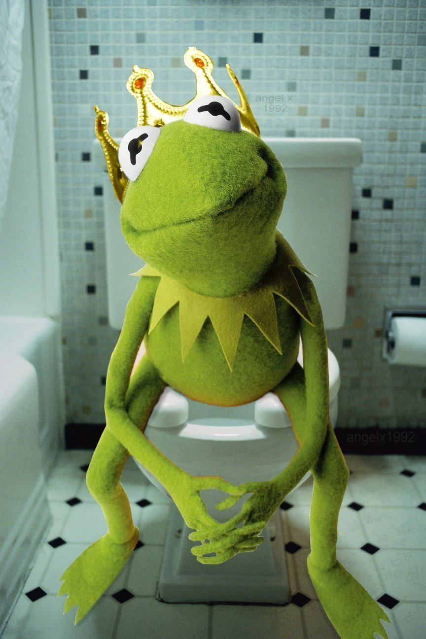 Kermit waiting meme generator