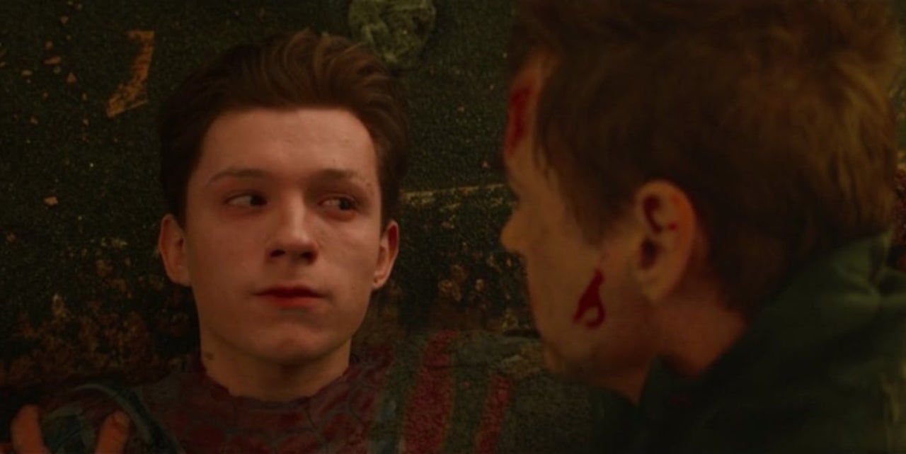 High Quality Spider-man dusting Blank Meme Template