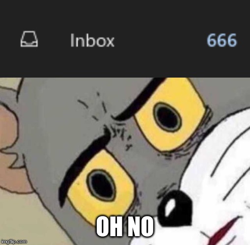 OH NO | image tagged in tom cat unsettled close up | made w/ Imgflip meme maker
