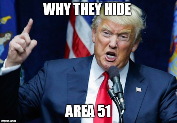 Area 51 | WHY THEY HIDE; AREA 51 | image tagged in make america great again | made w/ Imgflip meme maker