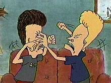 High Quality beavis butthead fighting Blank Meme Template