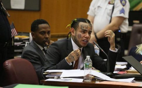 High Quality 6ix9ine courtroom Blank Meme Template