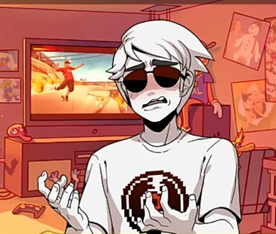 High Quality MFW Dave Strider pesterquest template Blank Meme Template