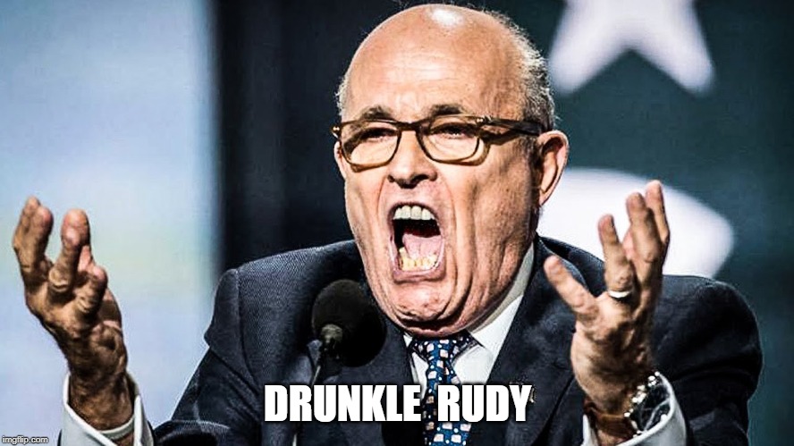 Rudy Ghouliani | DRUNKLE  RUDY | image tagged in rudy ghouliani | made w/ Imgflip meme maker