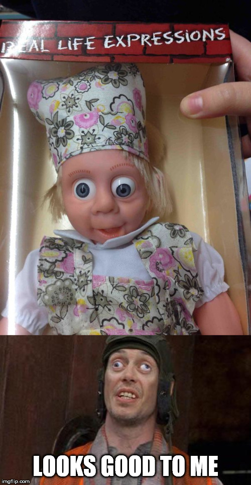 So realistic | LOOKS GOOD TO ME | image tagged in looks good to me,real life,dolls | made w/ Imgflip meme maker