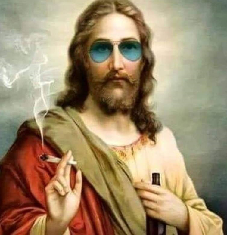 High Quality Cool Jesus Blank Meme Template