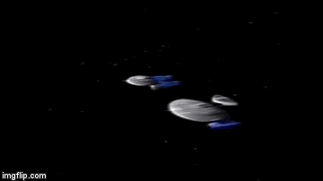 DS9 s1 ep1  opening scene. | image tagged in gifs,star trek,star trek ds9,ds9 | made w/ Imgflip video-to-gif maker