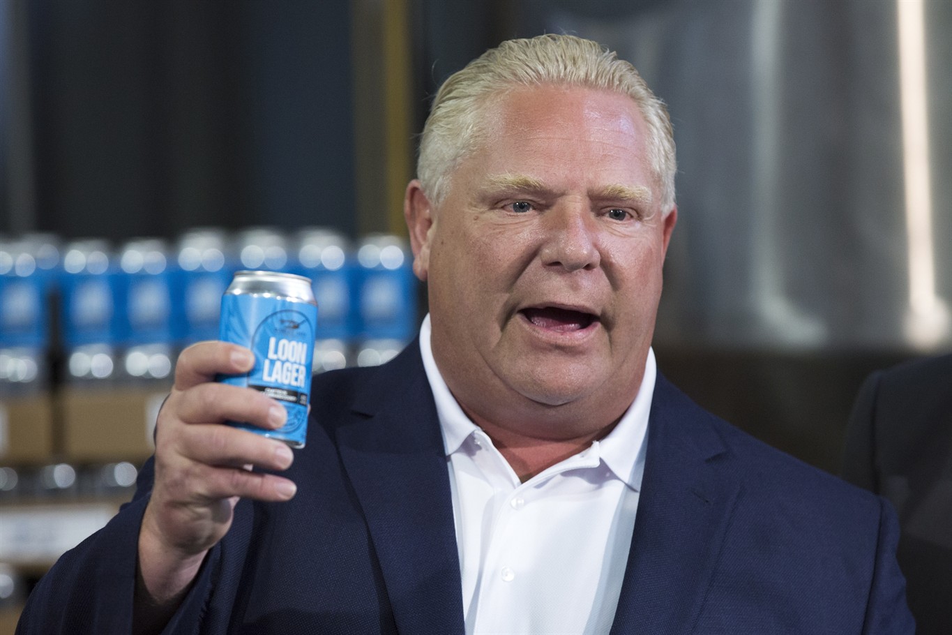 DougFordHoldMyBeer Blank Meme Template