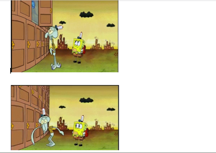 High Quality Squidward Thing Blank Meme Template