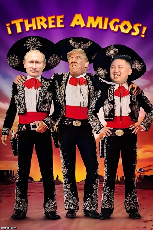 Three Amigos | image tagged in three amigos,three stooges,threesome,three submissions,dick pic | made w/ Imgflip meme maker