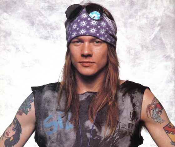 Young Axel Rose Blank Meme Template