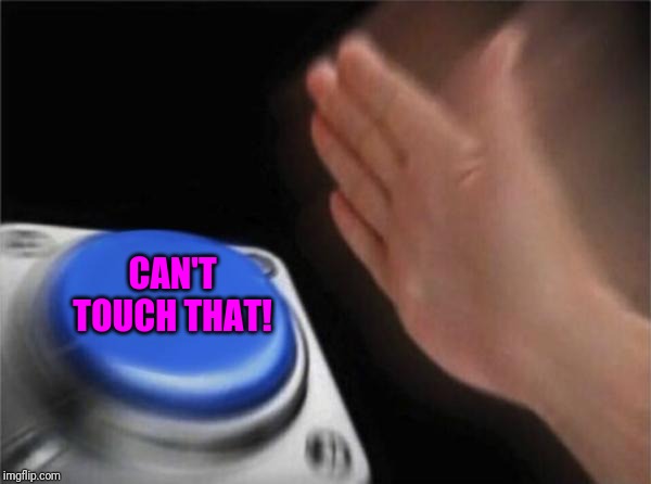 Blank Nut Button Meme | CAN'T TOUCH THAT! | image tagged in memes,blank nut button | made w/ Imgflip meme maker